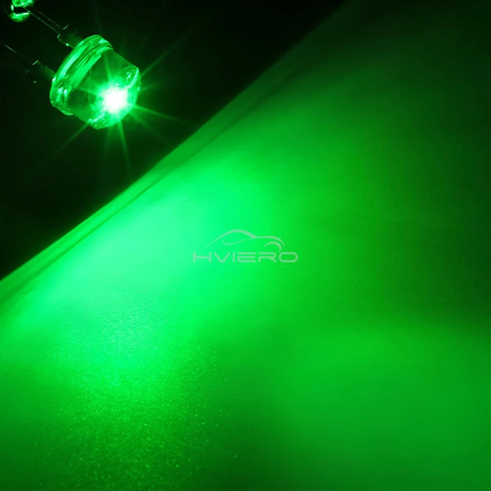 50/500PCS 8mm Straw Hat 0.5W White Warm Red Yellow Blue Green Emitting Diode LED Wide Angle Ultra Bright Bulbs Light Lamp Diodes