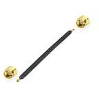 Door/Window Pass Through Flat RF Coaxial Cable BNC Male Female to BNC Q9 Male 50 Ohm RF Coax Pigtail Extension Cord Wire