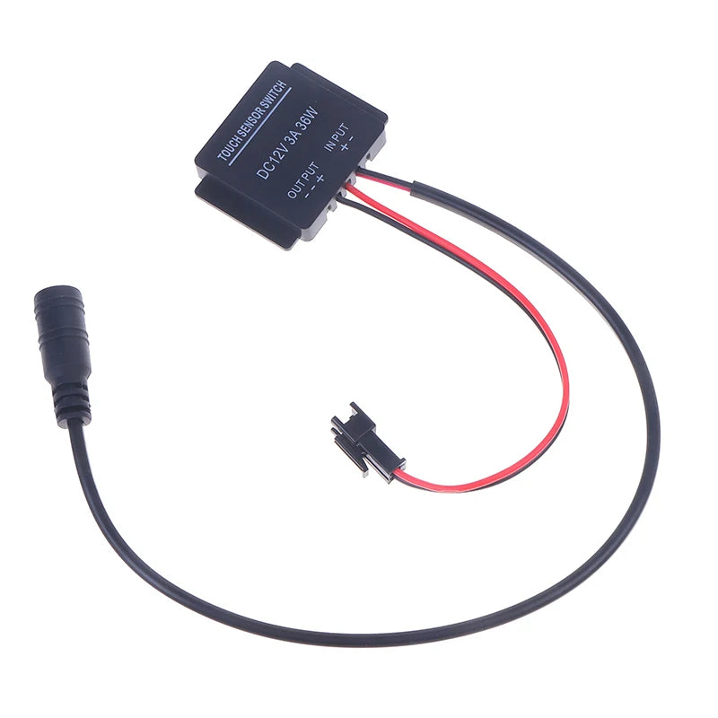 For Led Light Headlight Monochromatic Three Color Infinite Dimming DC 12-24V Bathroom Mirror Touch Induction Switch Sensor