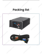 Car Audio DSP Processor 4*39W for Android Radio Stereo Universal Amplifier HIFI Speakers Simple Improve Subwoofer Plug and Play
