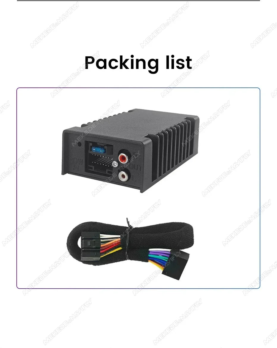 Car Audio DSP Processor 4*39W for Android Radio Stereo Universal Amplifier HIFI Speakers Simple Improve Subwoofer Plug and Play