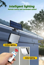 Solar Lights Outdoor 234LED 3 Modes Motion Sensor Flood Lights with Remote IP65 Waterproof Security Solar Lights for Outside