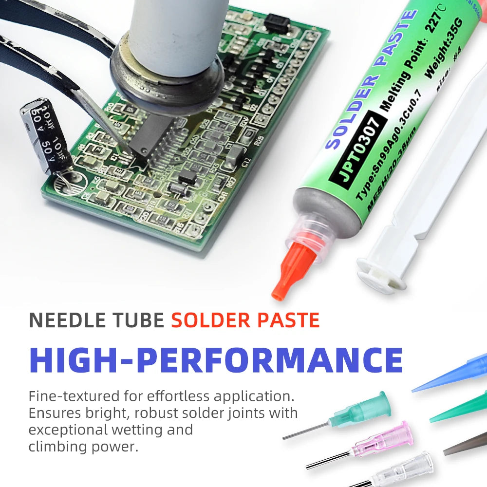 JPT0307 Lead-Free Solder Paste RoHS No-Clean Silver-Containing for SMT