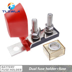 30A-300A Battery Terminal Mount MRBF Waterproof Fuse Block Kit 58V Stud 5/16" Marine Rated Battery Fuse for Boat Truck