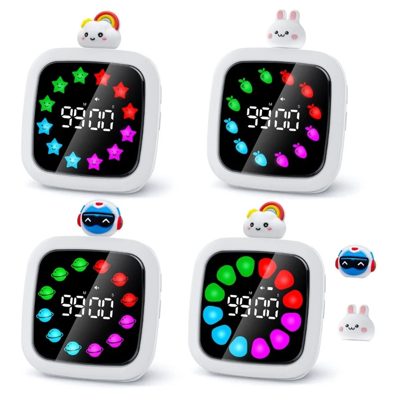 Visual Timer Management Tool Countdown Kids Timer Clock For Child Learners Home, School Quiet Operation