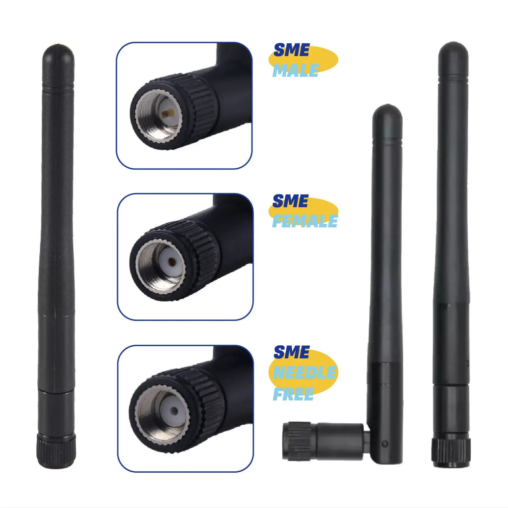 WiFi 2.4GHz 3dBi WiFi Antenna SMA Male Female Needlefree Antenna Replacement Antenna for Wireless Vedio Recorder 2pcs