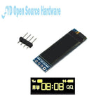 0.91 Inch 128x32 IIC I2C White / Blue OLED LCD Display DIY Module SSD1306 Driver IC DC 3.3V 5V 