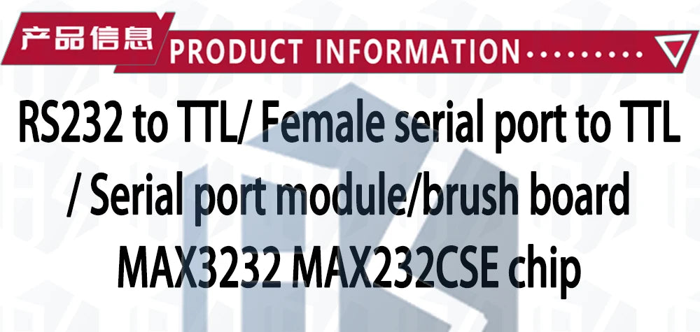 1PCS  MAX3232 RS232 to TTL Serial Port Converter Module DB9 Connector MAX232