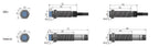 GTRIC LJ12A3 Series Inductive Proximity Switch Sensor NPN PNP High Quality Sensing Distance 2mm 4mm DC 12-24V AC 90-220V