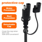 Quick Release Sae Cable 12v Charger Cable for Motorcycle Battery Terminal to Sae O-Ring Ring Terminal for Motorcycle Car