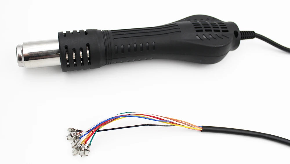 JCD Hot Air Gun Desoldering Hot Air Gun Handle Soldering Iron is Suitable for 858D 868D 8898 Rework Solder Repair Station