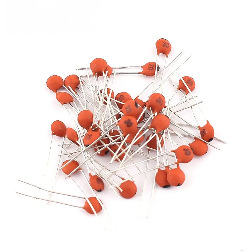 Ceramic Capacitor Kit Set 300pcs/960pcs 2pF-0.1uF Electronic Components Capacitor Assorted Kit IC Samples for DIY Electronics
