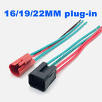 10A 15A 20A waterproof high current metal button switch 16MM19MM22MM automotive LED self-locking reset switch 3V5V6V12V24V220V