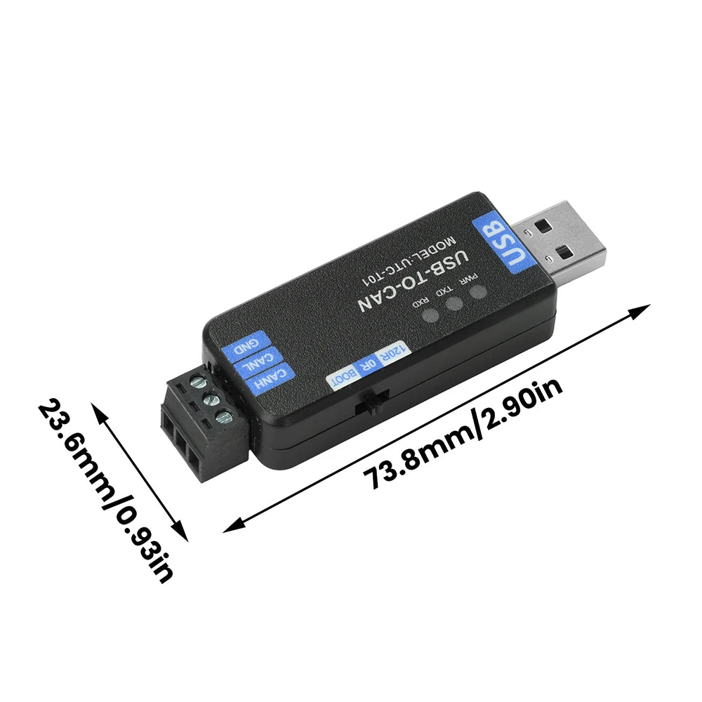 USB to CAN Bus Converter Adapter PCAN Firmware Version Usb To Can Communicate Analyzer for Industrial Network Test Development
