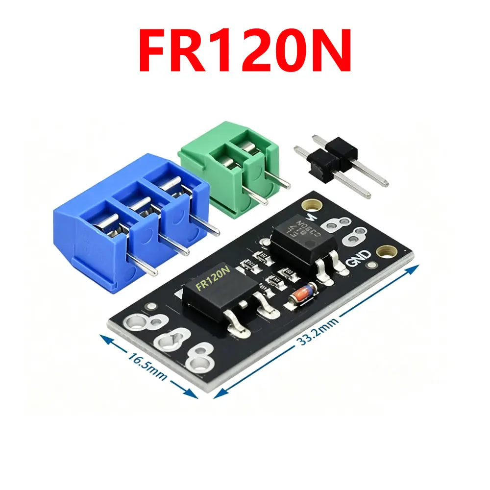 FR120N LR7843 AOD4184 D4184 Isolated MOSFET MOS Tube FET Module Replacement Relay 100V 9.4A 30V 161A 40V 50A Board