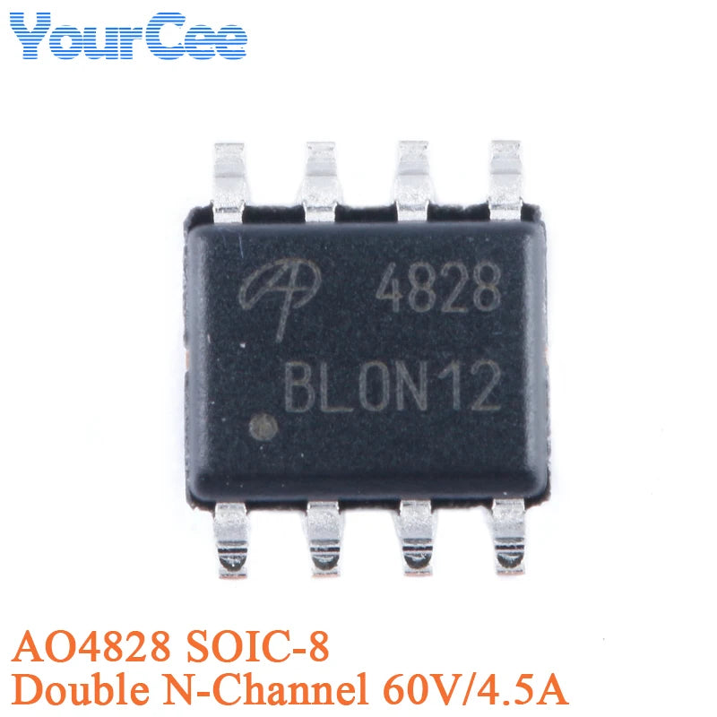 20pcs/5pcs AO4407A SOIC-8 4407A P-channel -30V/-12A SMD MOSFET Field Effect Transistor Chip AO4405AO4411 AO4413 AO4421 AO4435