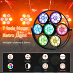 250W COB LED Linear Retro Vintage Stage Light 5050 RGB Fantasy DMX512 for Wedding Concert Theater Club DJ Live Show Party