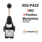 2NO 2 Position Latch XD2-PA12 PA14 Rocker Joystick Controller Spring Return Rotary Cross Switches Reset PA22 PA24 4NO 4Position