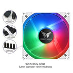 PC Cabinet RGB Fan 9cm Ultra-Thin 9215 9225 15mm 25mm Slim ITX Case Cooler Fans 5V 3Pin ARGB+ 4Pin PWM Control Black White