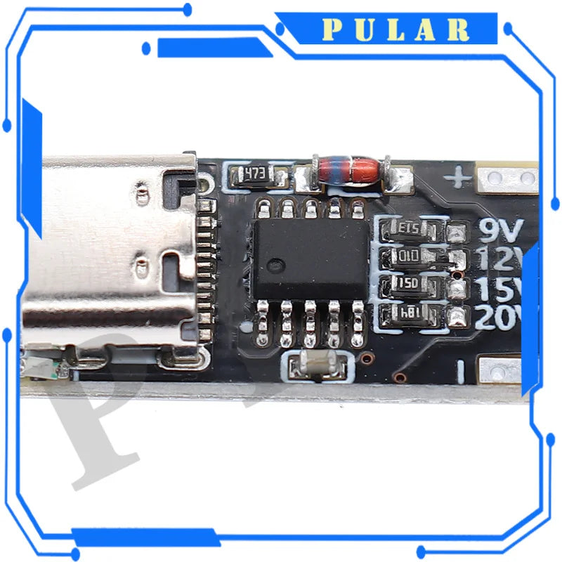 Type-C PD2.0 PD3.0 9V 12V 15V 20V Fast Charge Trigger Polling Detector USB Boost Power Supply Change PLR Charger Board Tools