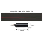 Compact Red Line Laser Diode Module 635nm D7mm 0.5mW 1mW 5mW 10mW 3V High-Accuracy Industrial Grade for Woodworking Machinery