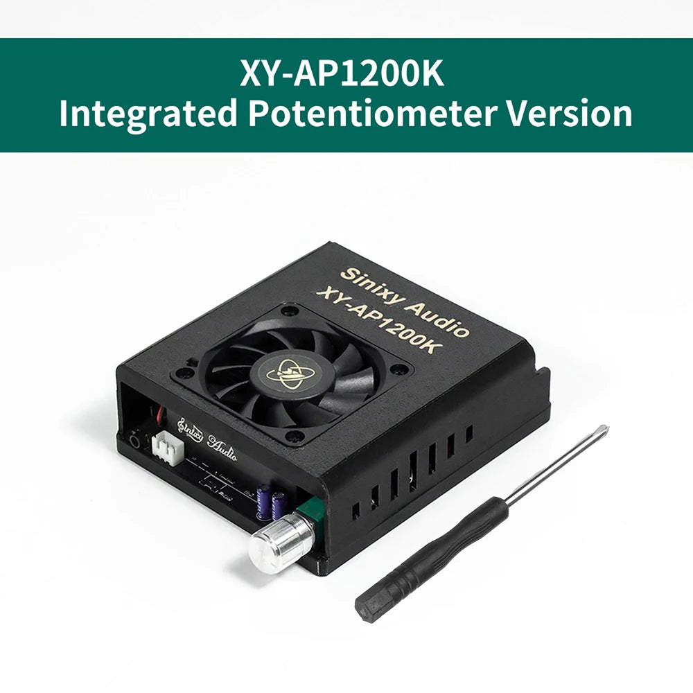 1200W 10A Pure Power Amplifier Module 2.0 600W+600W Stereo Digital Audio Amplifier TPA3255 Amplifier Chip DC 18-51V XY-AP1200K