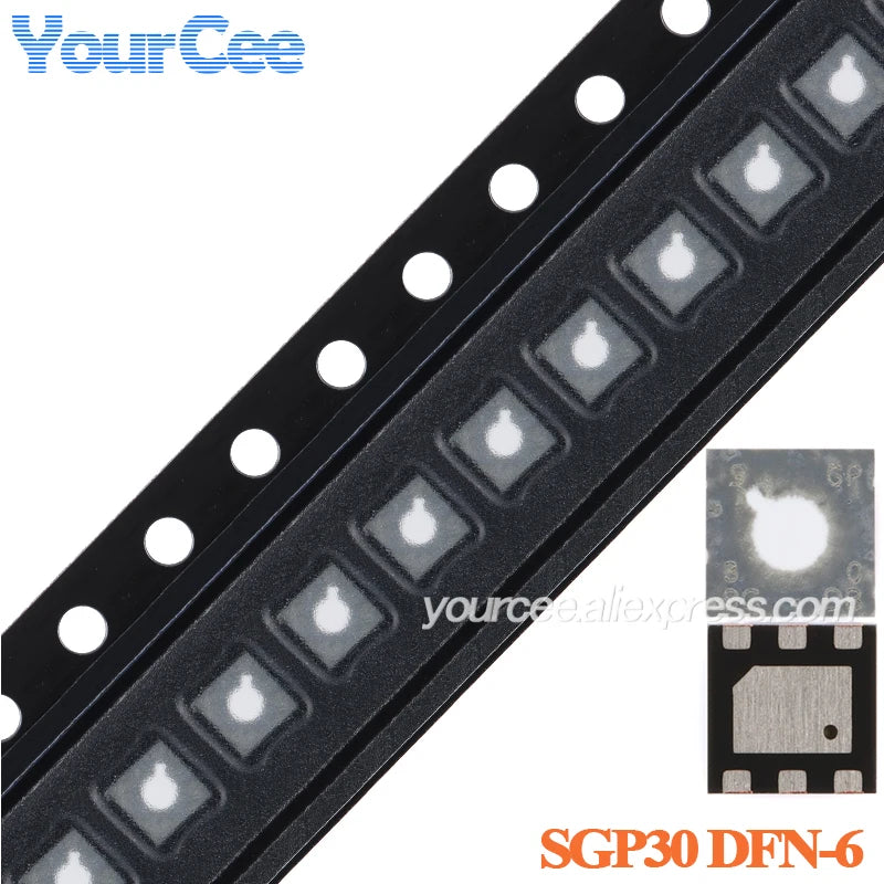 10pcs/1pc SGP30 SGP40 SGP41 Gas Air Quality Sensor Module TVOC ECO2 Carbon Dioxide Measurement Formaldehyde Air Detector