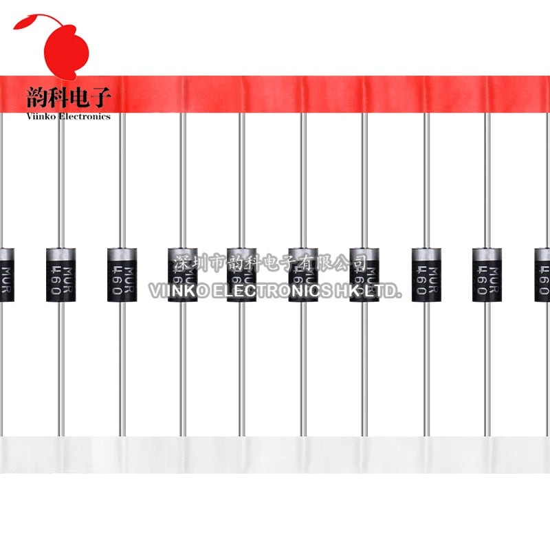 20pcs MUR120 MUR160 MUR260 MUR420 MUR460 MUR480 MUR1100 MUR2100 MUR4100 Fast Recovery Diode