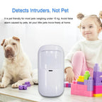 433MHz Wireless Pet-immunity PIR Motion Sensor Detector 15kg Pet Immune EV1527 Code Smart Home Security Host Alarm Accessories