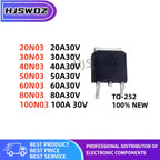 10Pieces 20N03 30N03 40N03 50N03 60N03 80N03 100N03 TO-252 MOSFET Field effect tube NEW