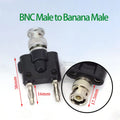 1PCS BNC to Banana Adapter BNC To Two Dual 4mm Banana Male Plug & Female Jack RF Coaxial Connector 3Way Splitter Test Converter