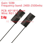 5PCS 2.4Ghz 4G 5G WIFI Internal Antenna FPC PCB 5dBi 8dBi IPX Connector Solder Omni Buletooth Antenna 3dBi IEEE b/g/n WLAN