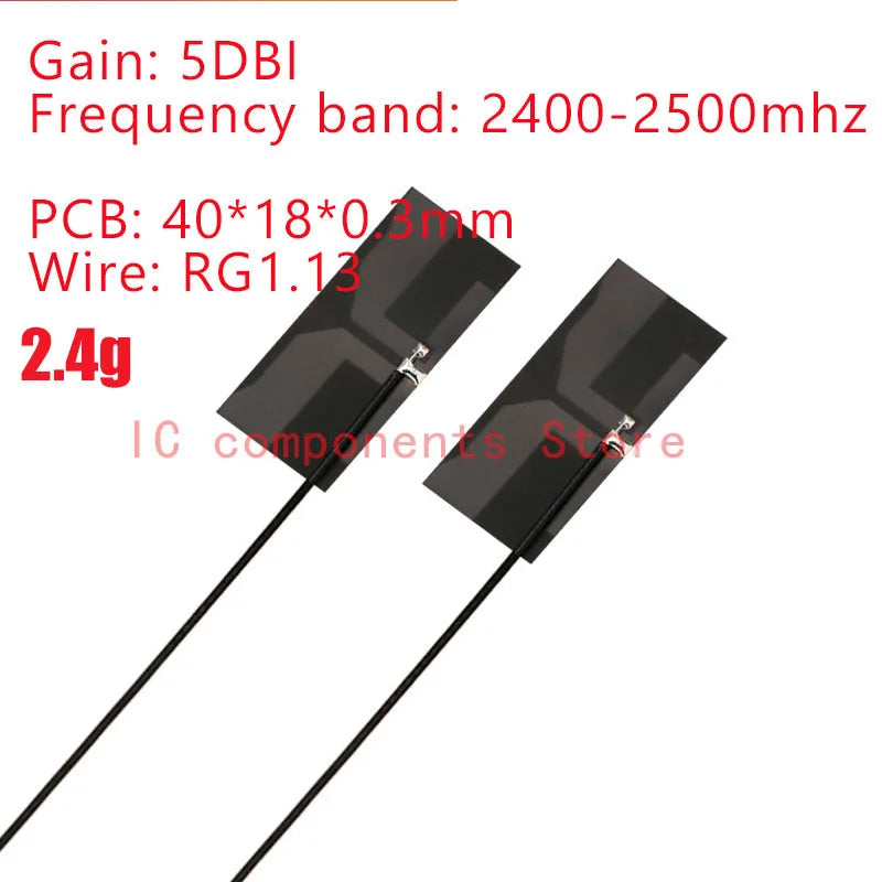 5PCS 2.4Ghz 4G 5G WIFI Internal Antenna FPC PCB 5dBi 8dBi IPX Connector Solder Omni Buletooth Antenna 3dBi IEEE b/g/n WLAN