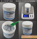 GD900 GD007 GD-3 Thermal Conductive Grease Net Weight 150 Grams Gray Paste Plaster Heat Sink Compound for Computer CPU GPU CN150