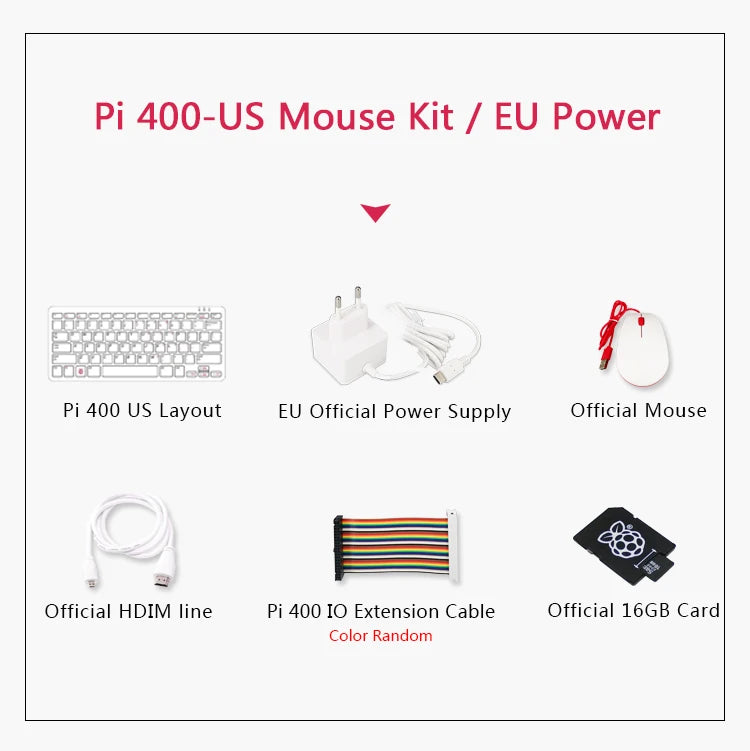 Raspberry Pi 400 Personal Computer or Kit,Quad-core 64-bit Processor 4GB of RAM ,WiFi Dual-display Output For 4K