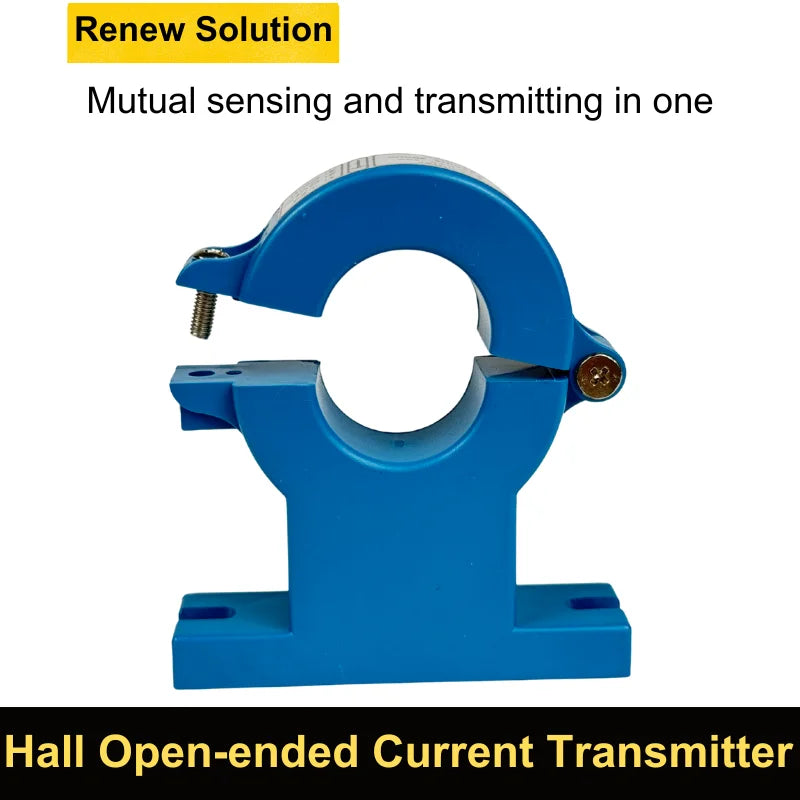 Dc Current Sensor 4 To 20ma Rs485 Hall Open Loop Split Core Transducer 10a 20a 100a 200a 20mm 38mm Hole Dc Current Transmitter