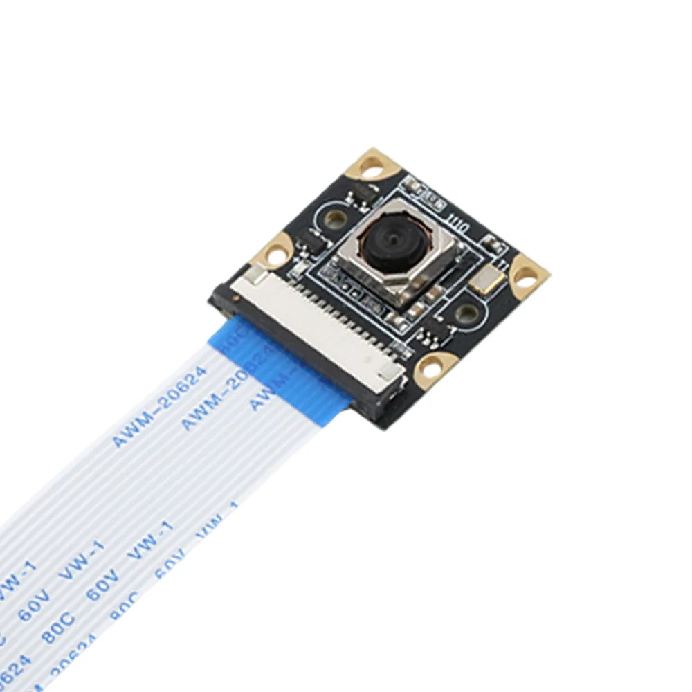OV5647 Camera Module for Raspberry Pi 4B 3B 3B+ 2B HD 1080P 5 Million Pixels 72 120 160 Degrees Auto Focus with 15CM CSI Cable