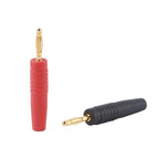 20/80/400Pcs 2mm Red Black Banana Male Plugs Banana Plug Connector Audio Speaker Wire Cable Connectors