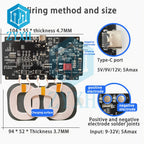 20W 22W Car Wireless Charging Mobile Phone Wireless Charger Module with Three Coil Transmission End 24V 12V Wide Voltage