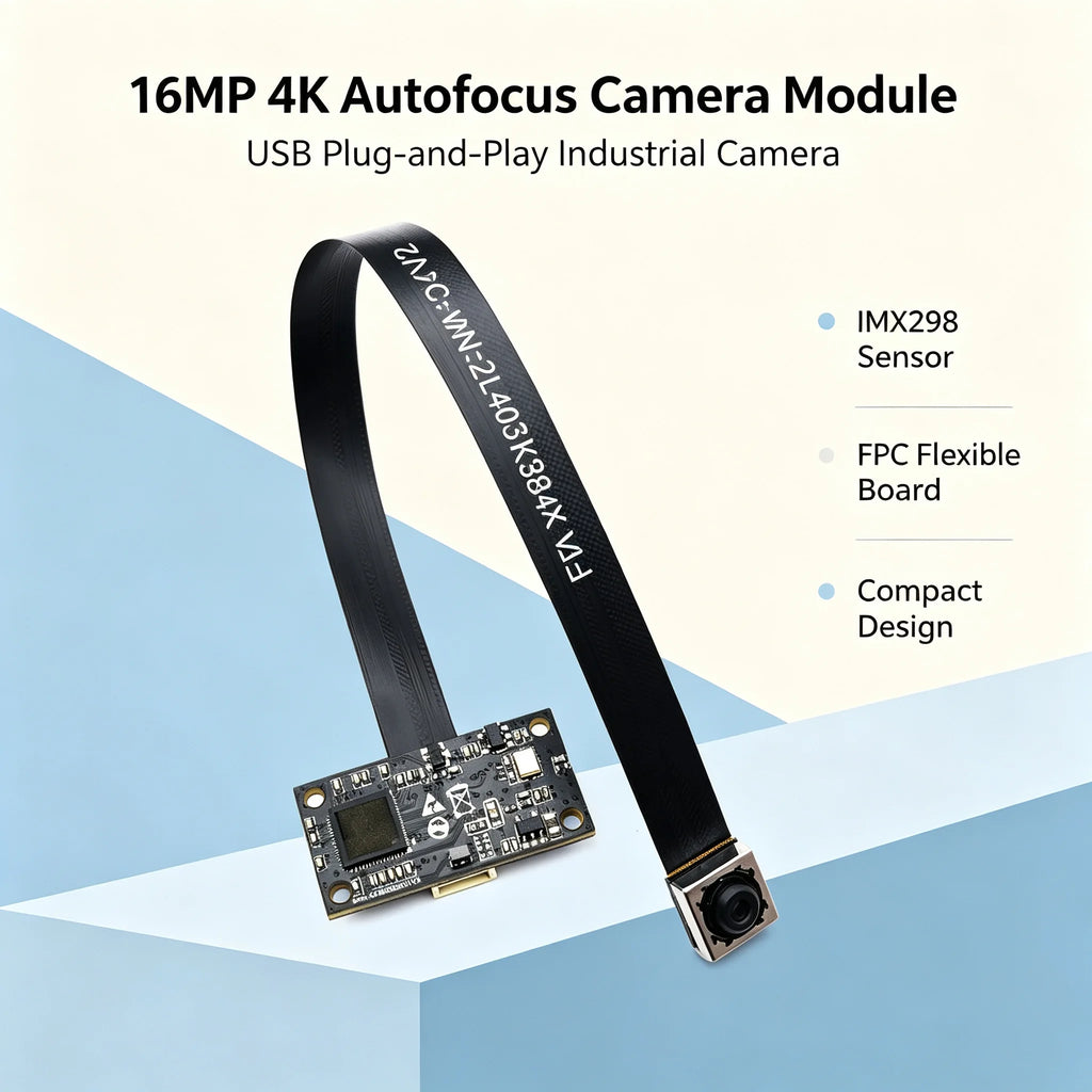 4K 16MP USB Camera Module IMX298 FPC Flexible Board Industrial