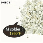 Silver Solder Wire & Sheet Kit High Medium Low Temp for Jewelry Making Repair DIY Craft Ring Bracelet Welding Supplies Gift