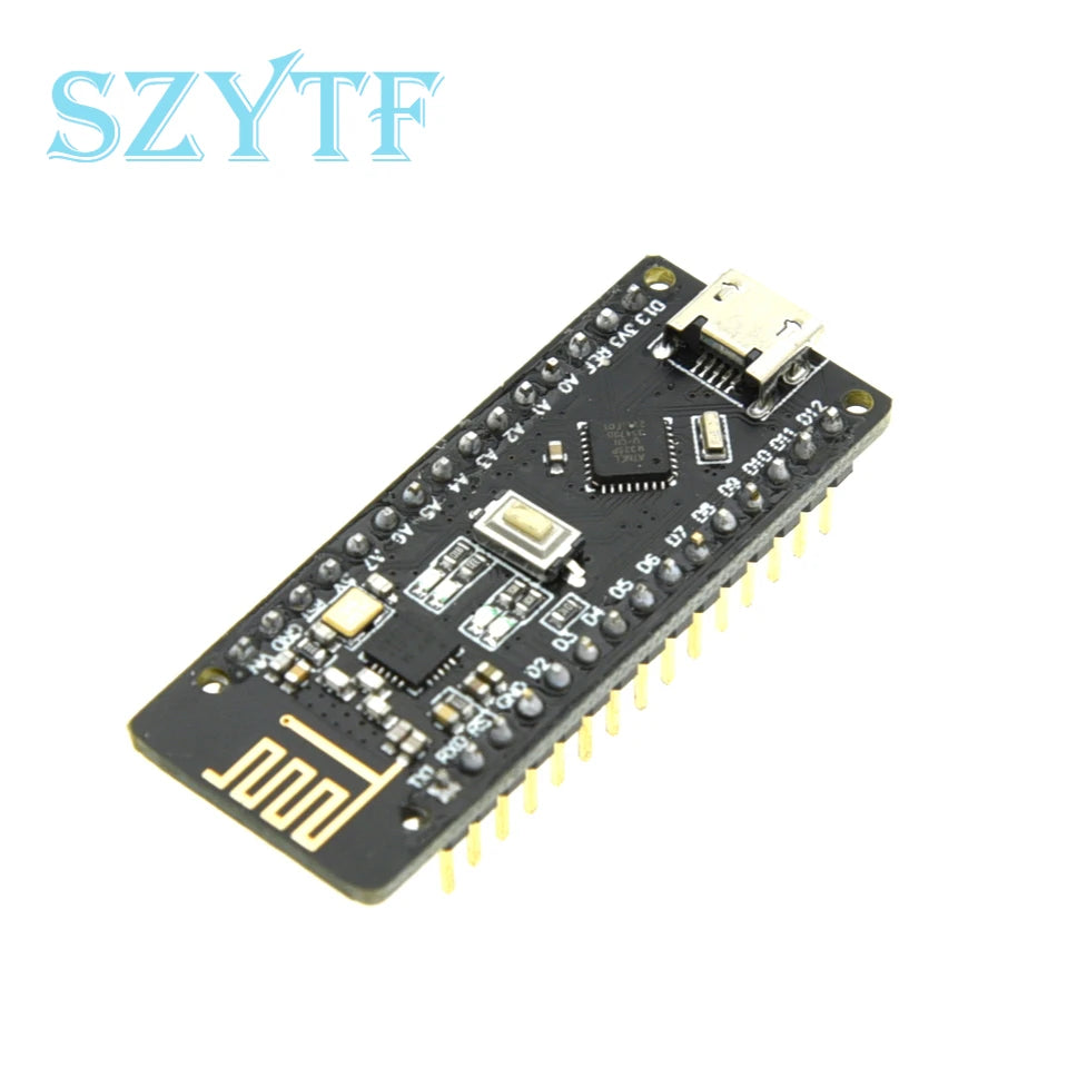 RF-Nano Nano V3.0 Micro USB Board ATmega328P QFN32 5V 16M CH340 Integrate NRF24L01+2.4G Wireless For Arduino