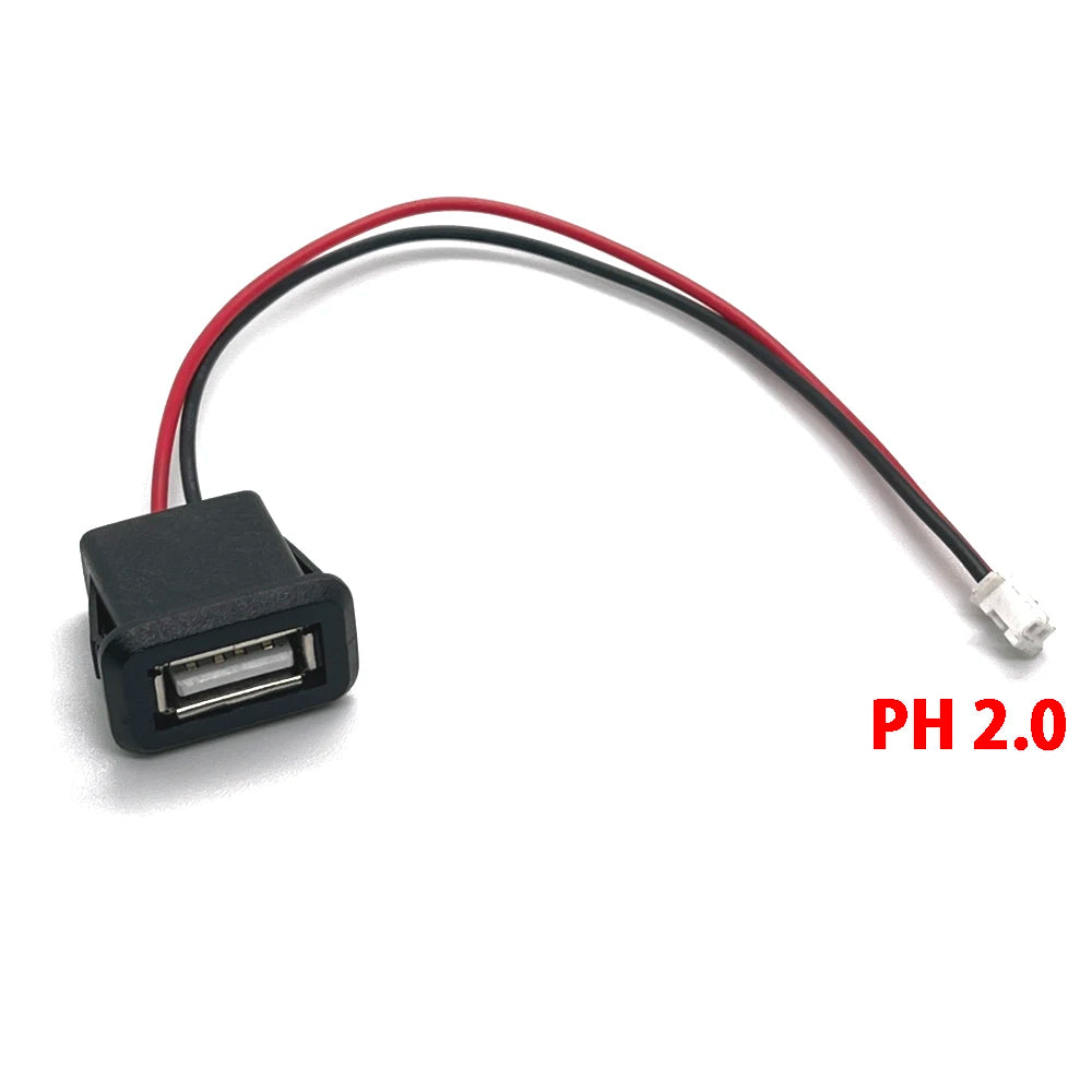 1pcs USB-C Type 6Pin Waterproof USB Connector Direct Compression Female Base Female Socket Charging Interface With Welding Wire