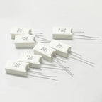 5PCS Vertical cement resistance SQM 5W 0.05 ~ 100K ohm 5% 0.1R 0.15R 0.22R 0.25R 0.39R 0.47R 1R 10RJ 100R 150R Ceramic resistor