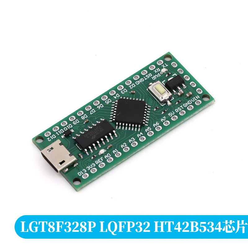 LGT8F328P-LQFP32 MiniEVB TYPE-C MICRO USB Compatible With ATMEGA328 Nano V3.0 LGT8F328P CH9340C / HT42B534-1 SOP16 For Arduino
