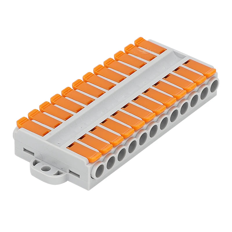 Wire Connector 2/3/4/5/6 Pin Universal Docking Fast Wiring Conductors Push-in Terminal Block Cable Splitter High Power Connector