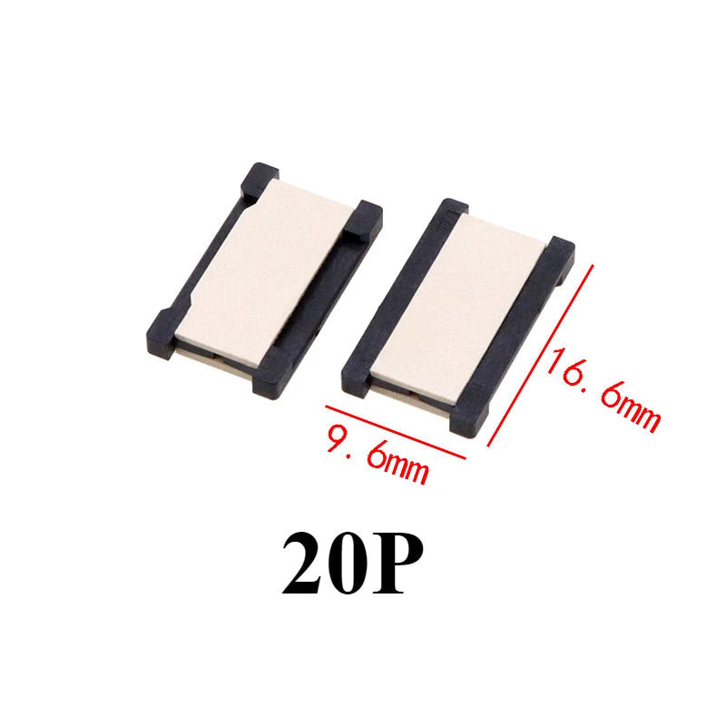 5/10/50Pcs/lot FPC FFC Flexible Flat Cable Extension Board 0.5 mm Pitch 6 20 24 30 40 50 60 Pin 6P 24P 30P 40P 50P 60P Connector