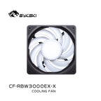 Bykski 120mm Fan Use for Water Cooling Radiator Computer PC Case 3008RPM Heatsink  Support PWM  CF-AP3000EX-X / CF-RBW3000EX-X