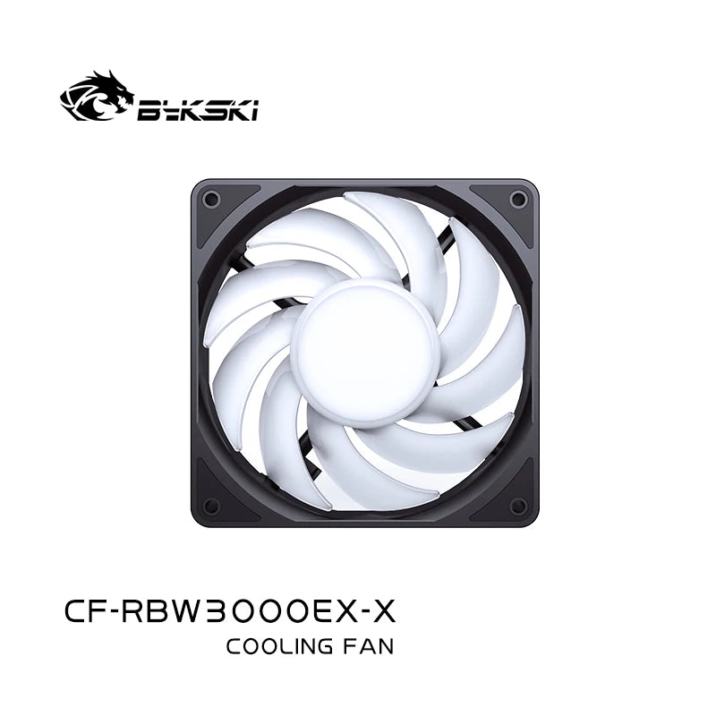 Bykski 120mm Fan Use for Water Cooling Radiator Computer PC Case 3008RPM Heatsink  Support PWM  CF-AP3000EX-X / CF-RBW3000EX-X