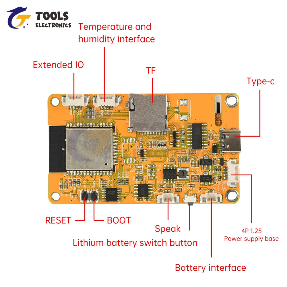 ESP32 2.4-inch 240 * 320 Capacitive Touch Display Type C WiFi BT Development Board Smart Display Screen